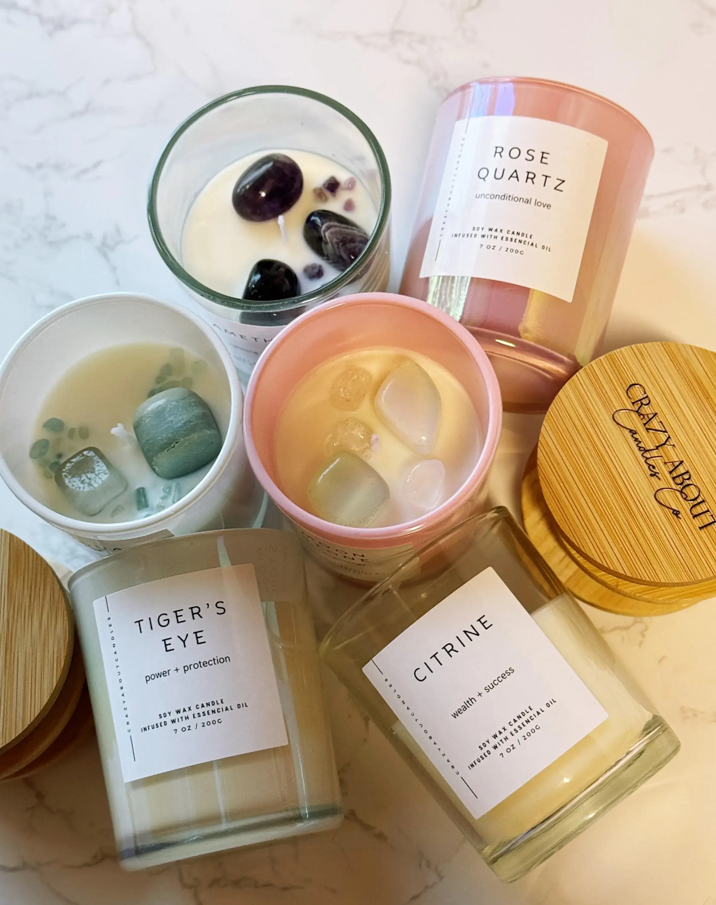 Energy Crystals Candle - Enjoy Free Shipping Today - Image 2