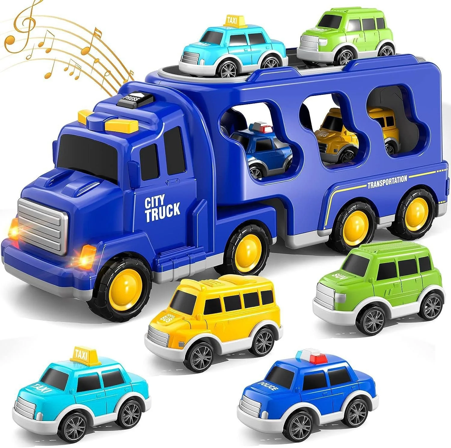 Engineering Vehicle Toy For Kids With Lights And Music - Image 7