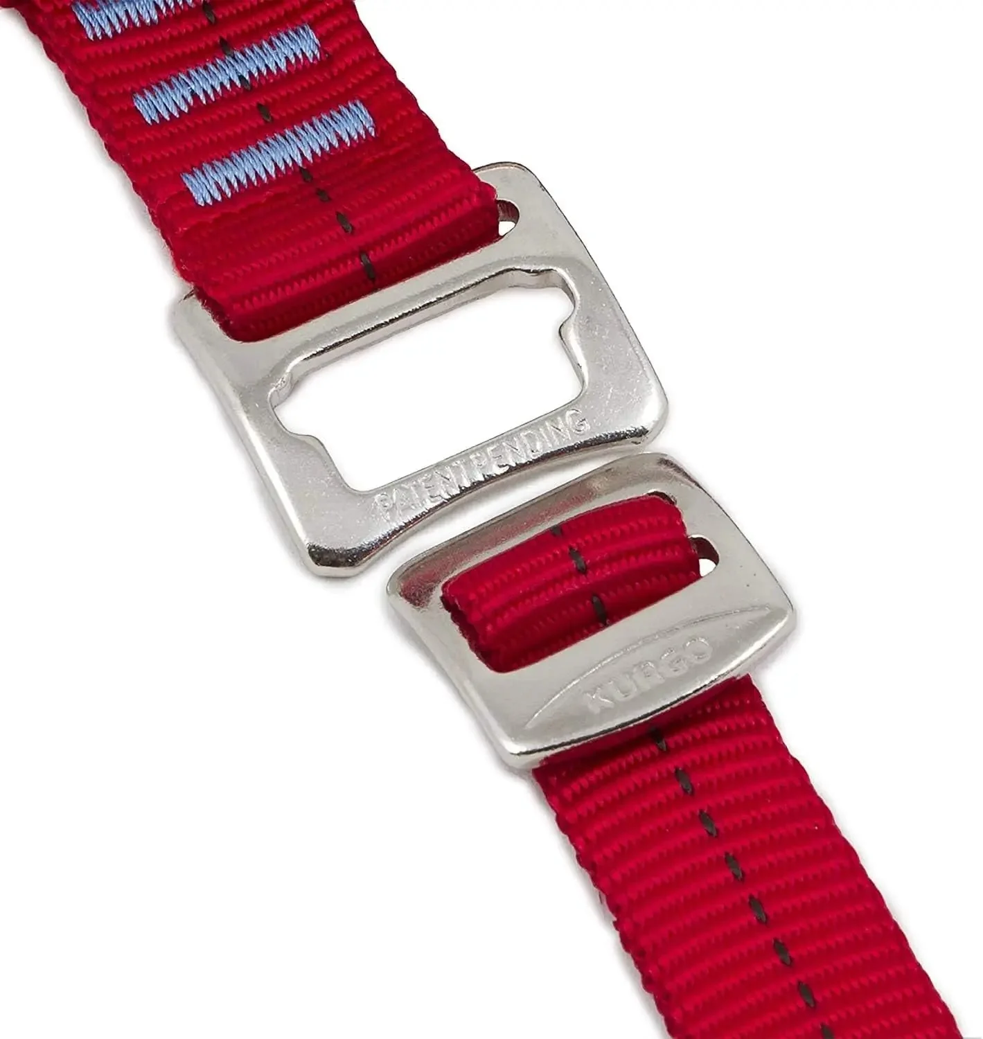 Enhanced Strength Tru-Fit Dog Car Harness - Crash Tested for Safety - Broad Chest Plate - All Steel Nested Buckles - Includes Seatbelt Tether - Red - Large - Image 6