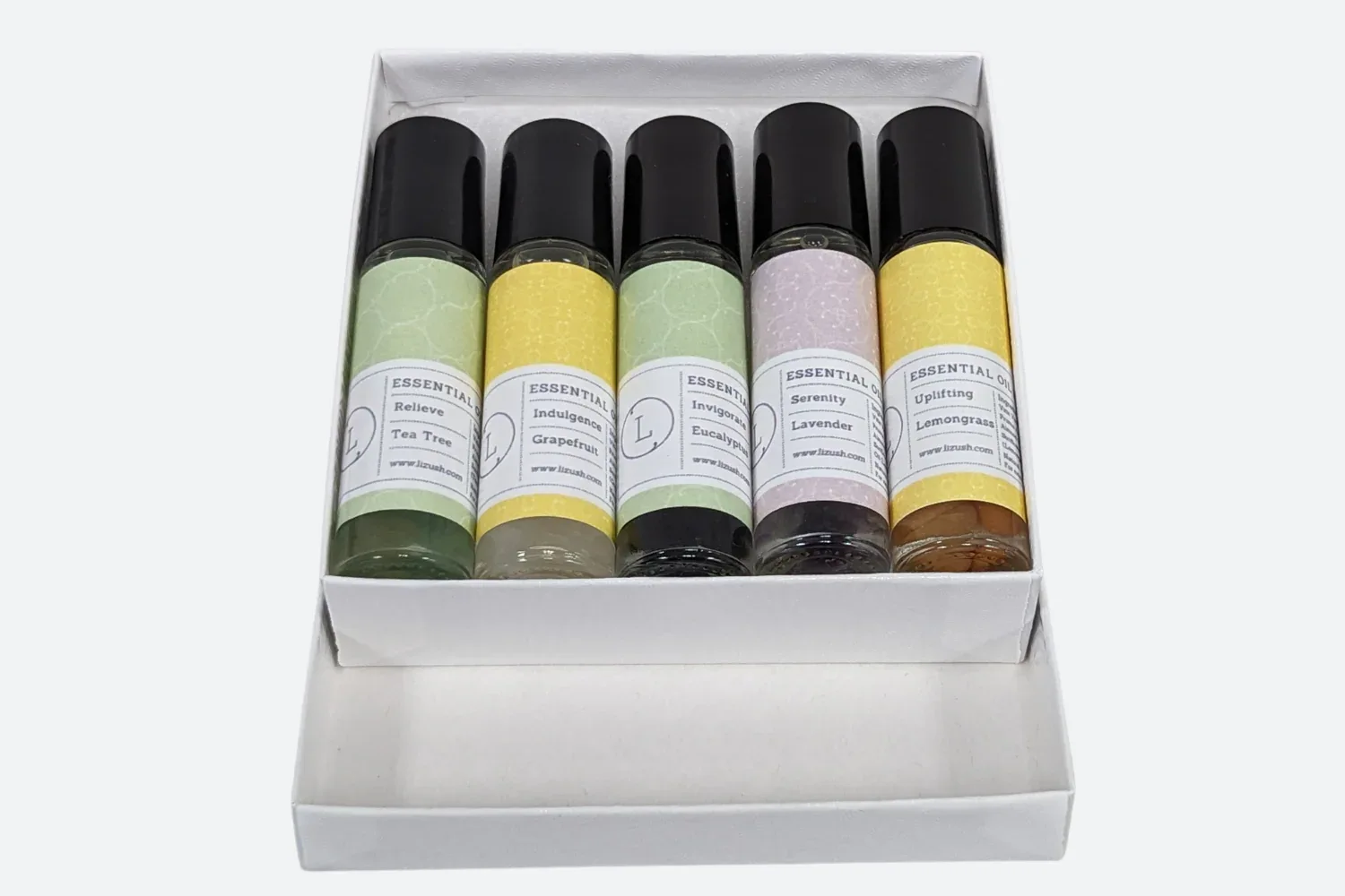 Essential Oils Roll-On with Crystals - set of 5 - Image 11