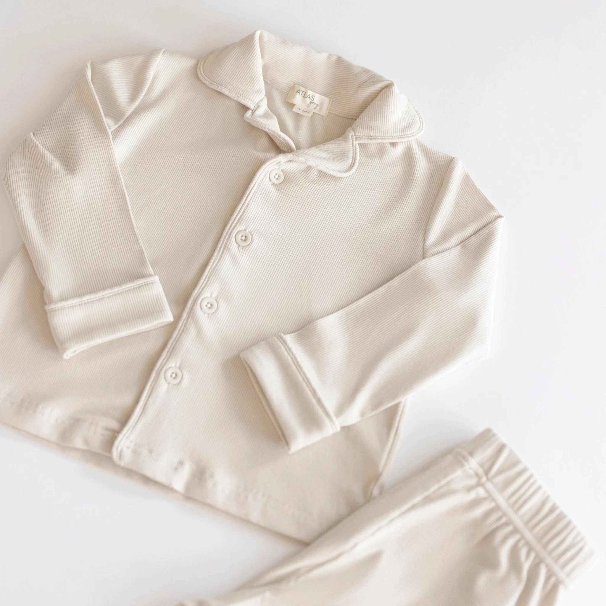 Essential Ribbed Pajama Set - Image 3