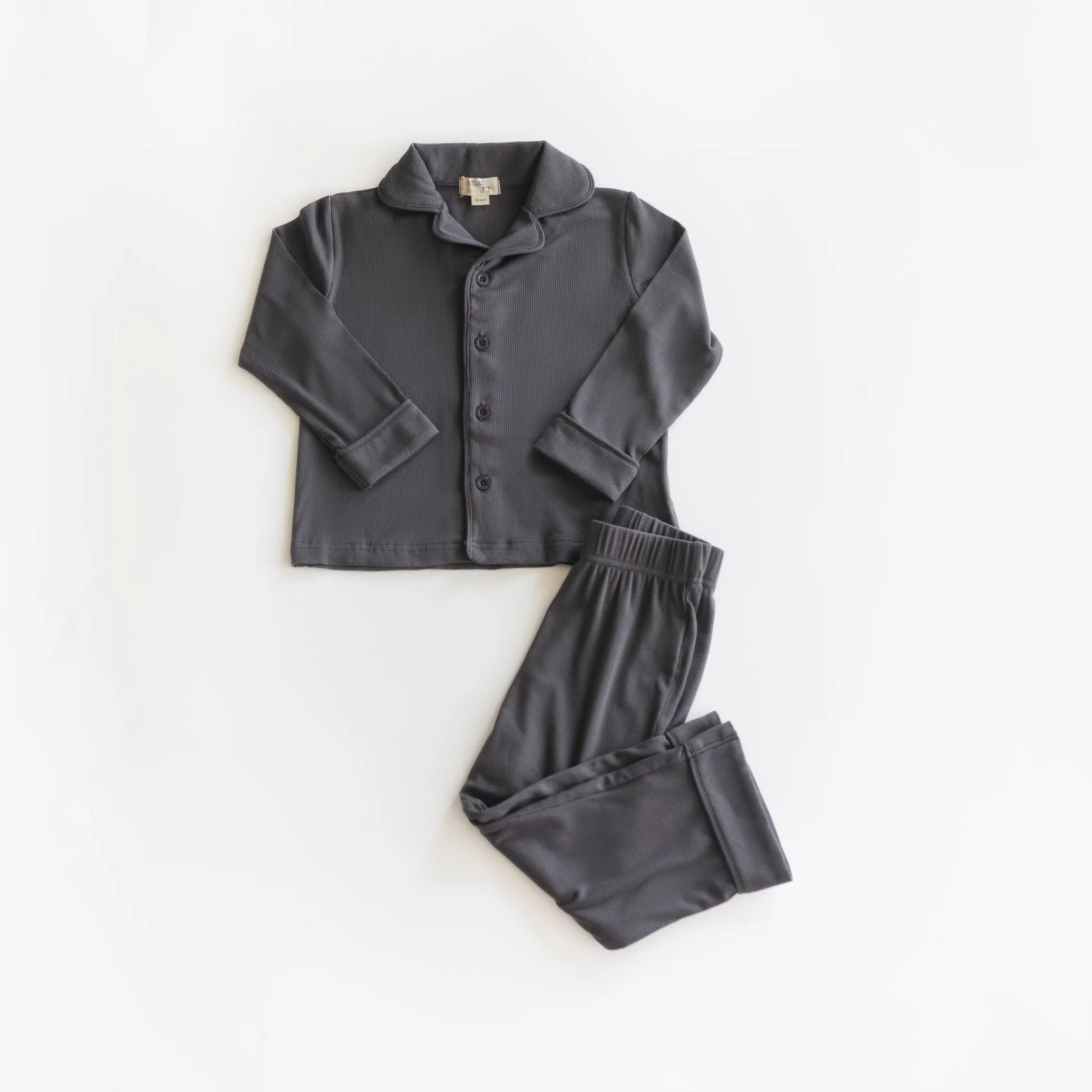 Essential Ribbed Pajama Set - Image 4