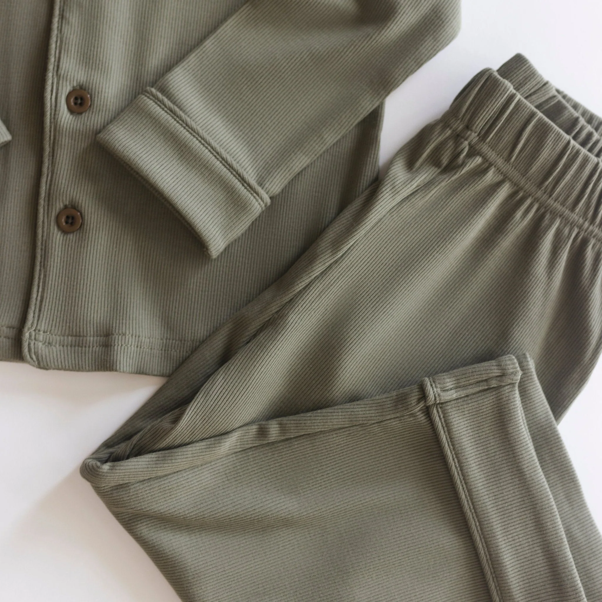 Essential Ribbed Pajama Set - Image 8