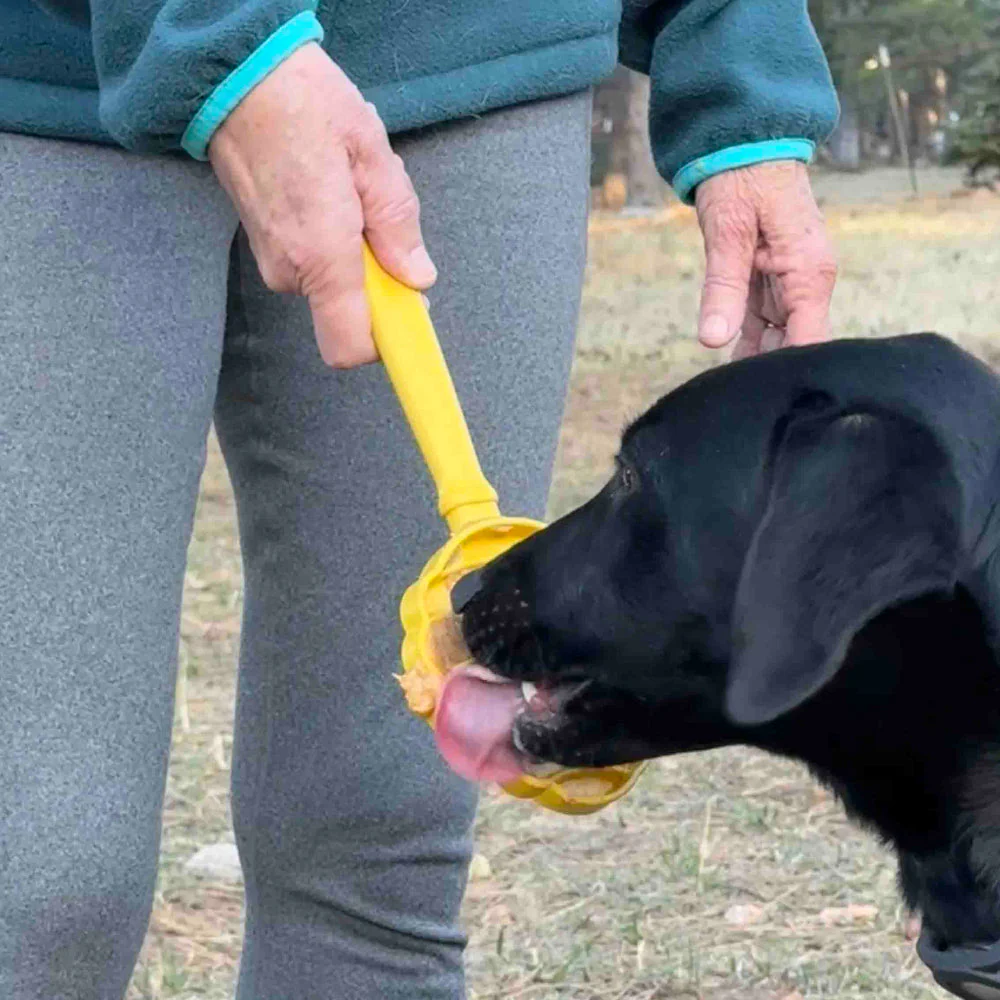 eStick Hand-Held Dog Enrichment Toy - Interactive Lick Stick | USA Made - Image 6