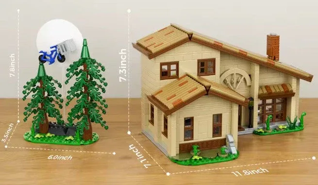 ET Cottage Building Set – 1452 PCS Space-Themed House - Image 2