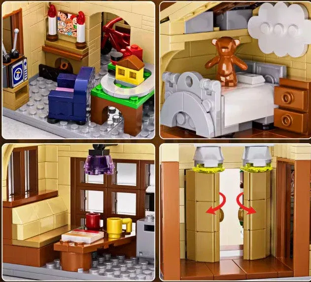 ET Cottage Building Set – 1452 PCS Space-Themed House - Image 3