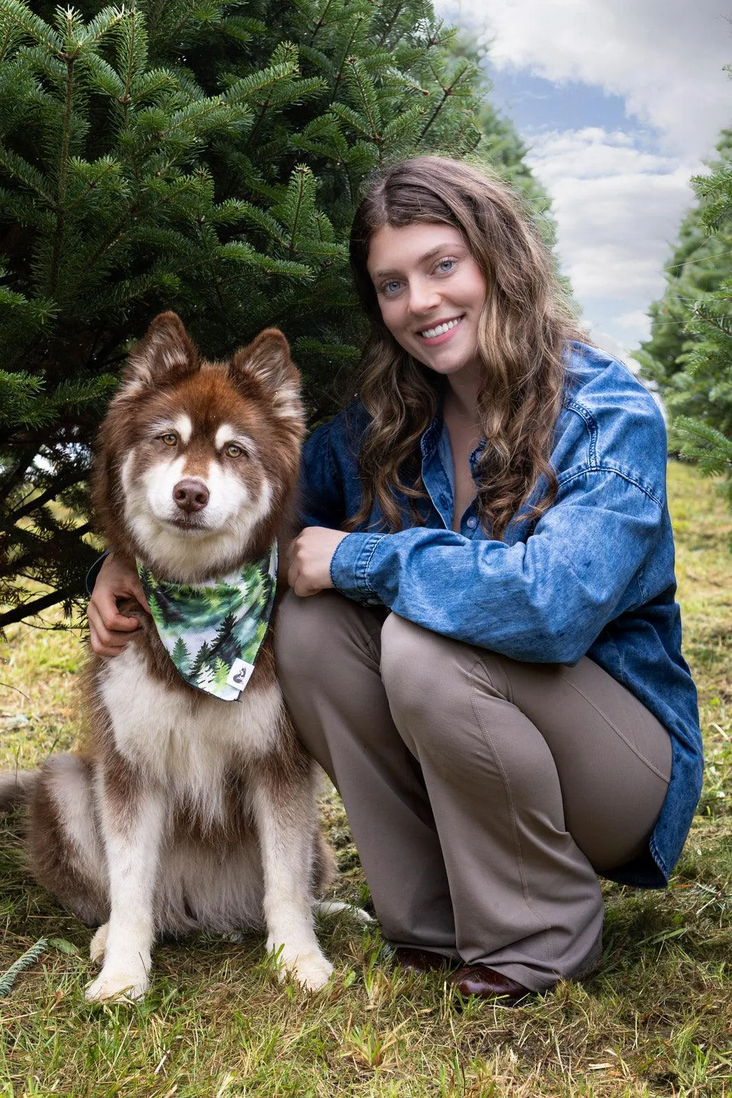 Evergreen Explorer Dog Bandana & Matching Keychain - Image 5