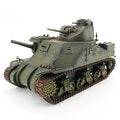 EXBONZAI 1/16 2.4ghz RC Tank RTR Hand Made Simulation Full Metal W/light & Sound 360 Degree Turret Rotation Remote Control For American M3 RC Car Vehicles Model - Image 11