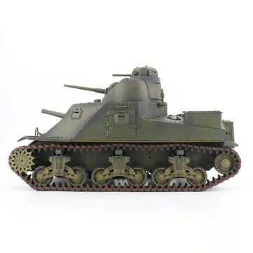 EXBONZAI 1/16 2.4ghz RC Tank RTR Hand Made Simulation Full Metal W/light & Sound 360 Degree Turret Rotation Remote Control For American M3 RC Car Vehicles Model - Image 2