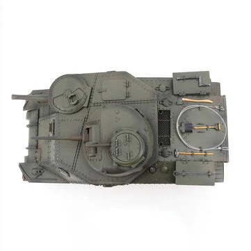 EXBONZAI 1/16 2.4ghz RC Tank RTR Hand Made Simulation Full Metal W/light & Sound 360 Degree Turret Rotation Remote Control For American M3 RC Car Vehicles Model - Image 8