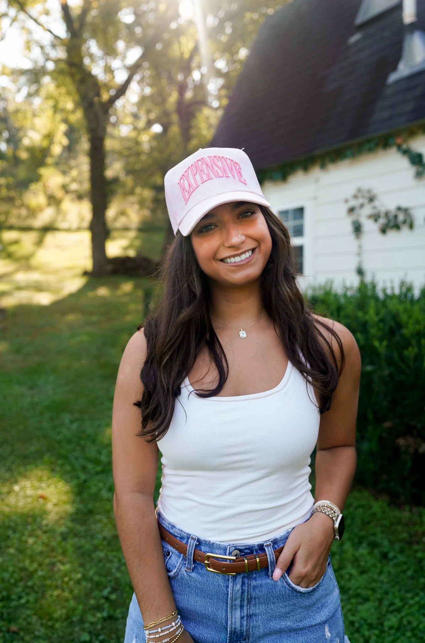 Expensive - Pink Camo Trucker Hat - Image 5