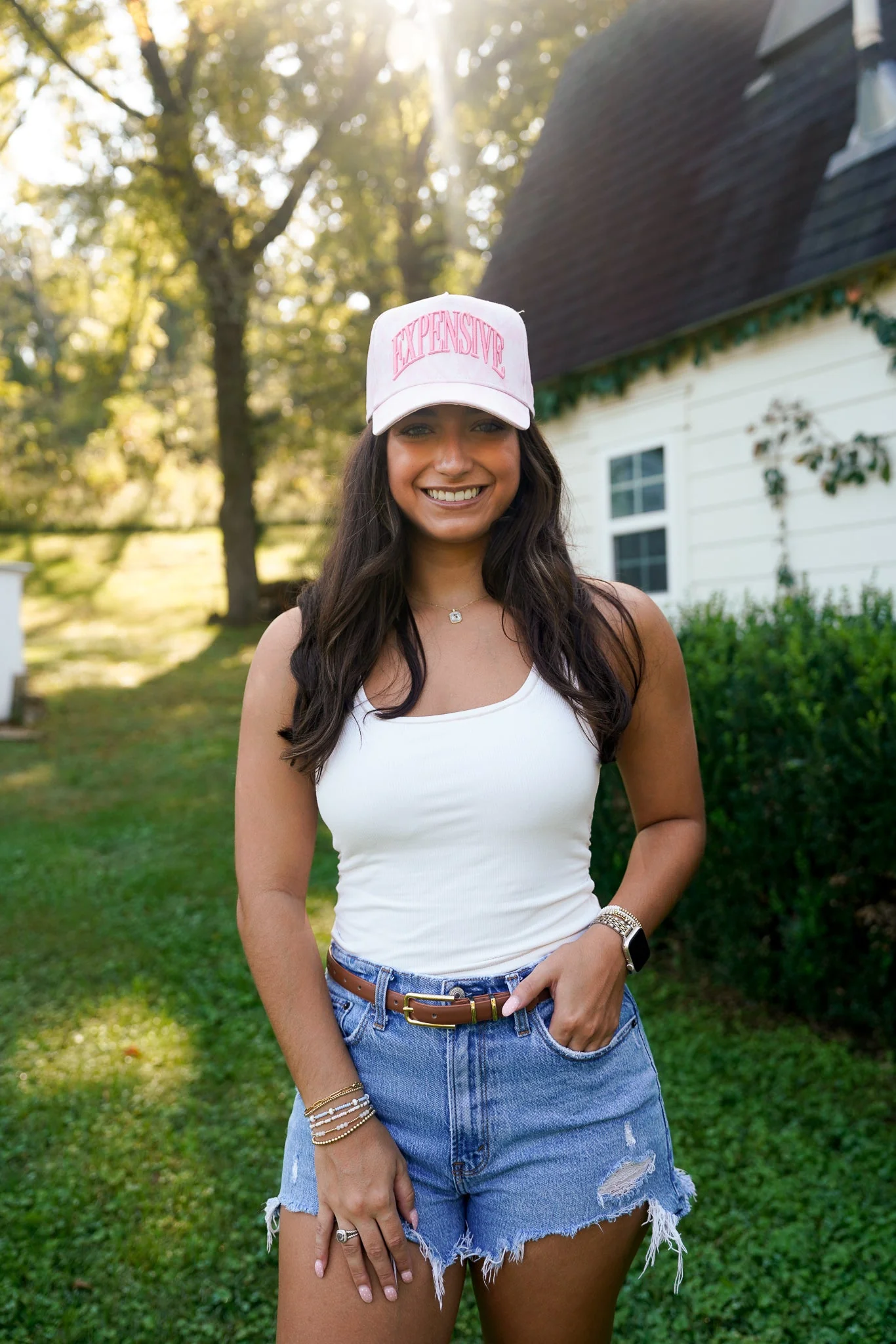 Expensive - Pink Camo Trucker Hat - Image 6