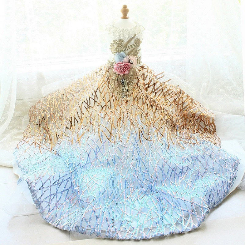 Exquisite Gold Silver Sequin Pet Gown Luxurious Dog Princess Dress - Image 7