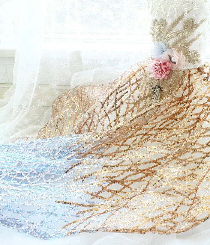 Exquisite Gold Silver Sequin Pet Gown Luxurious Dog Princess Dress - Image 8