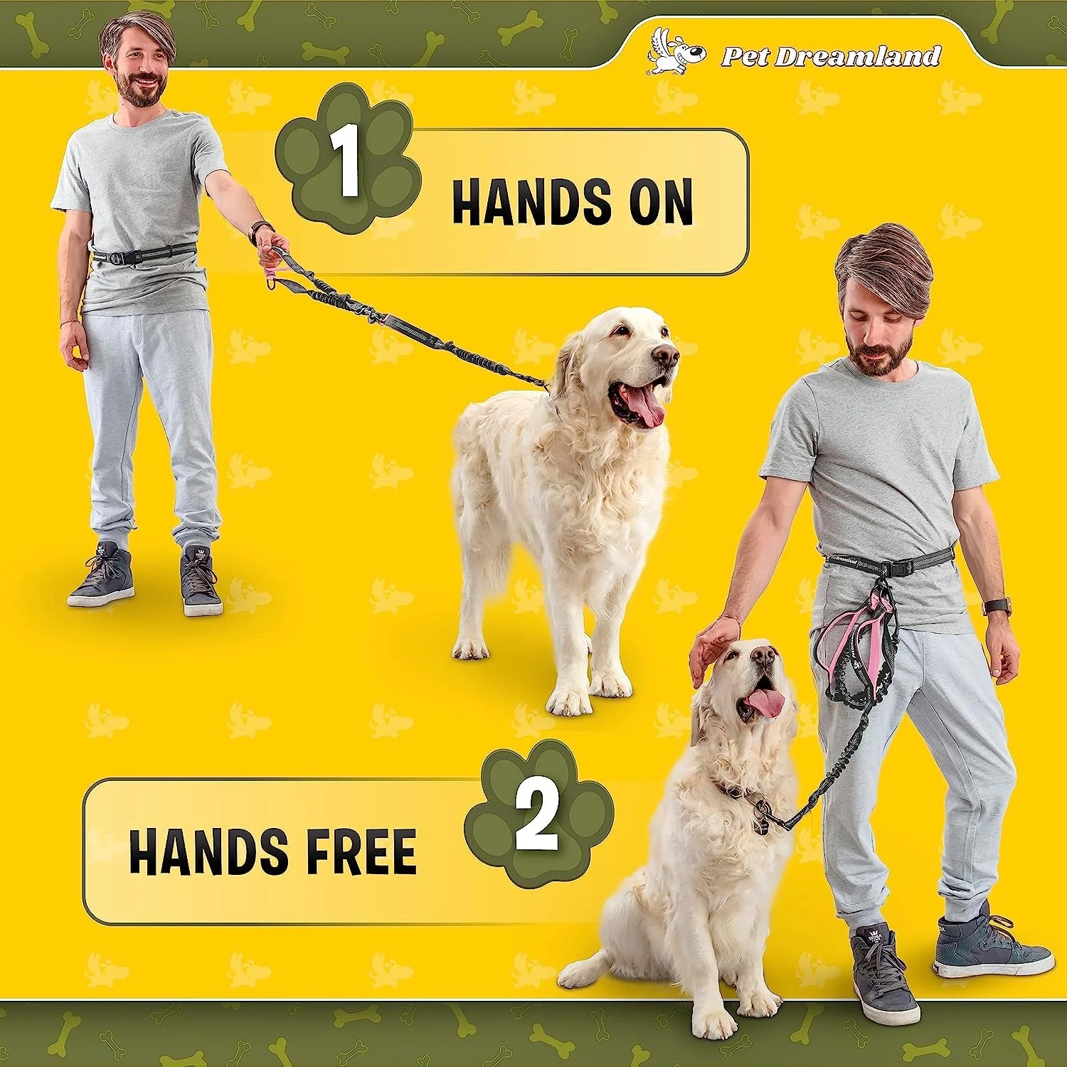 Exquisite Hands-Free Dog Leash for Large Dogs - Image 7