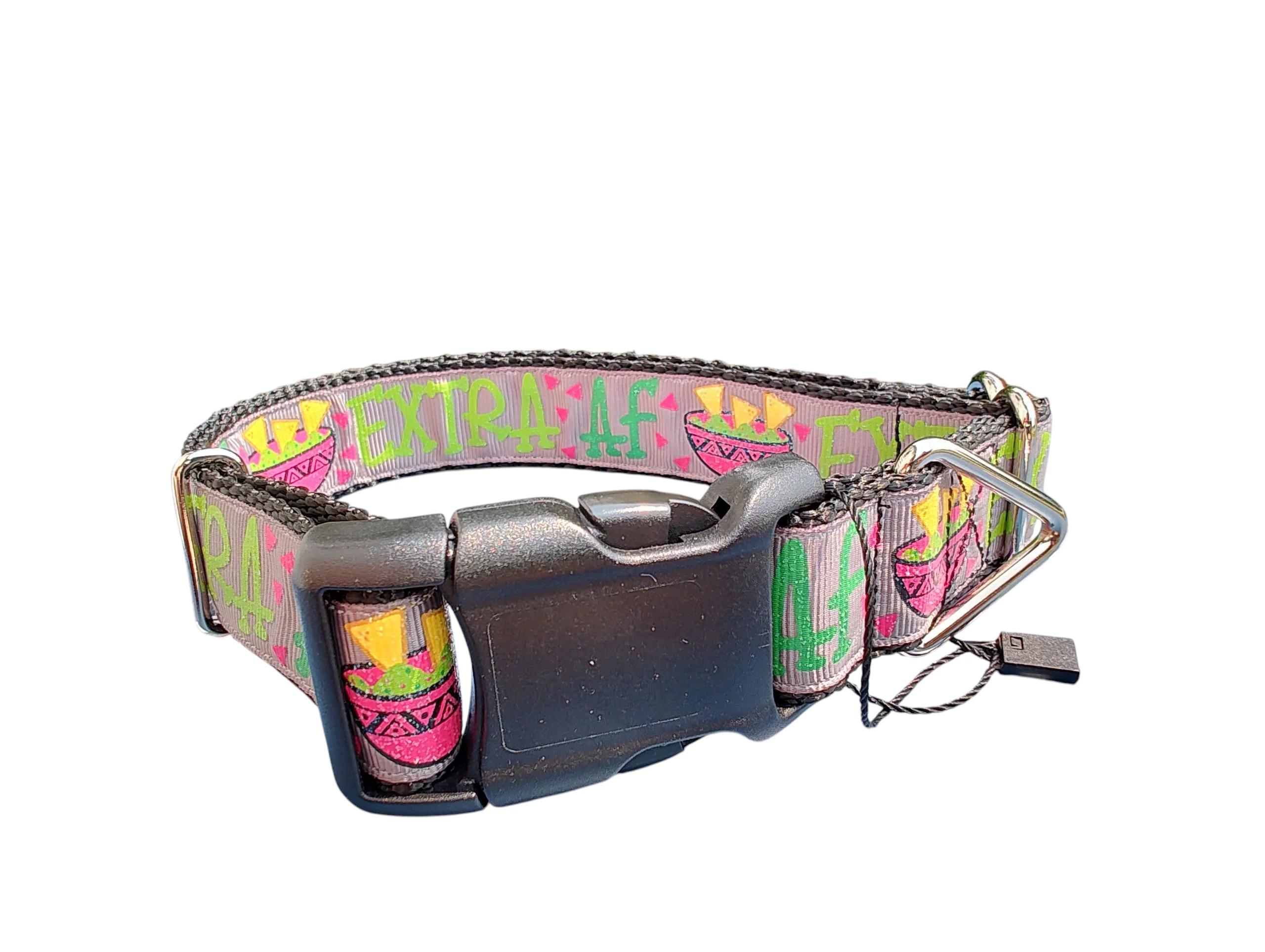 Extra AF Chips & Guac Nylon Dog Collar - Image 2