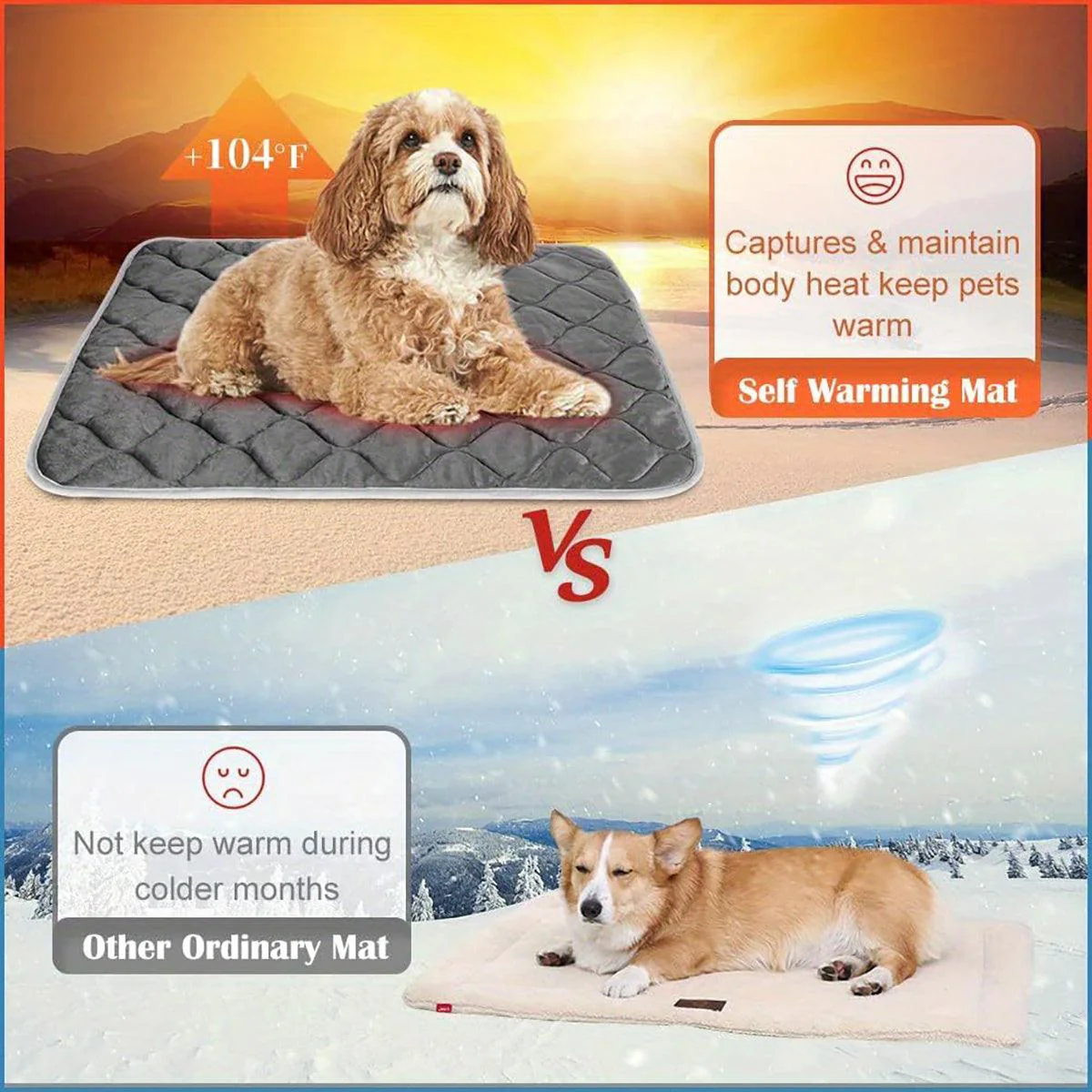 Extra Warm Thermal Dog Cat Bed - Image 6