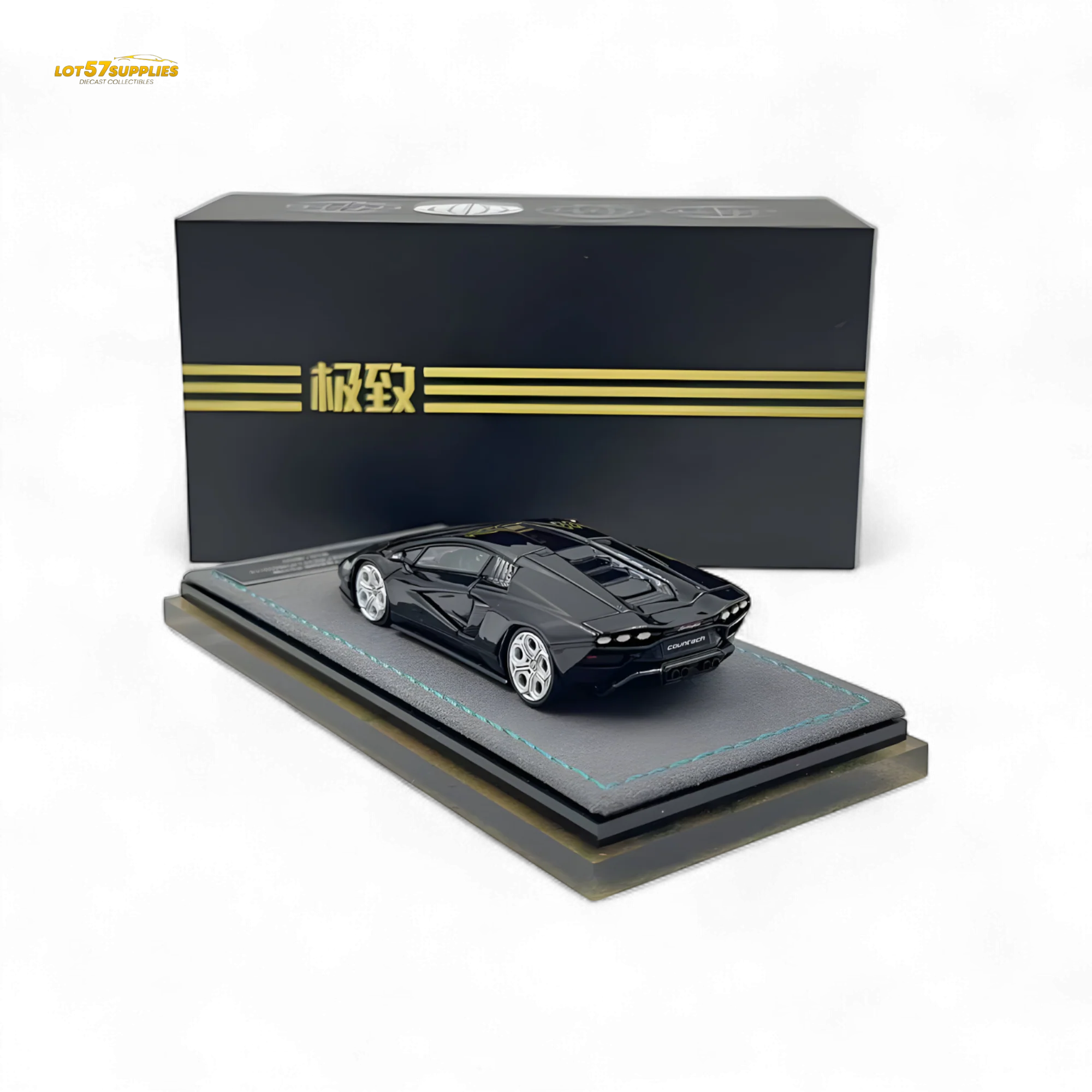 Extreme Club Lamborghini Countach LPI800-4 Nero Helene 1:64 - Image 2