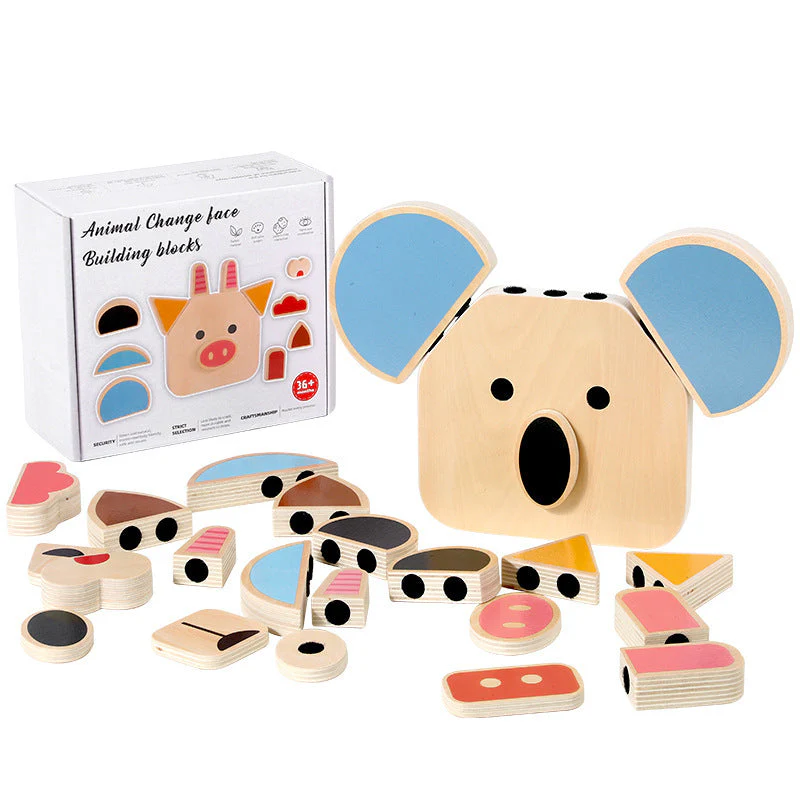 Face-changing Cube Building Blocks Puzzle Children's Thinking Puzzle Training Toys - Image 5