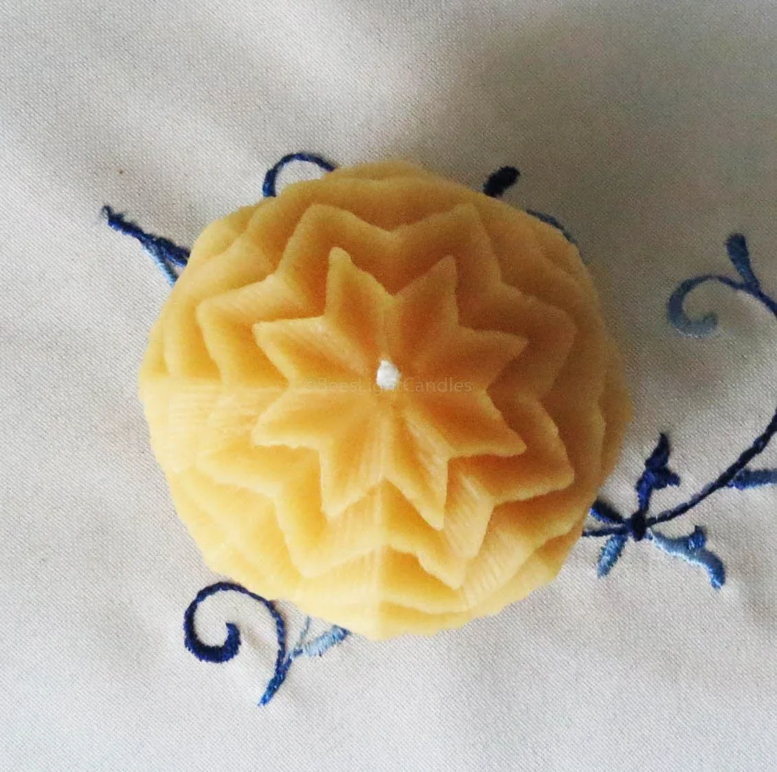 Fairy Ball Beeswax Candle - Image 3