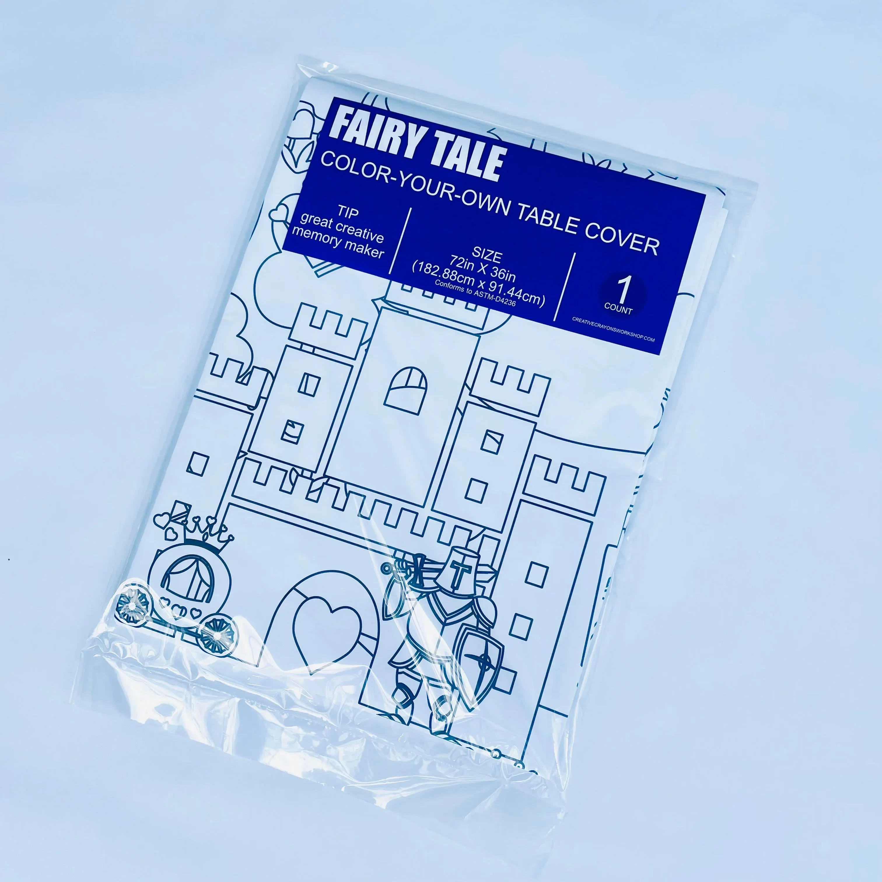 Fairy Tale Coloring Tablecloth - Image 4