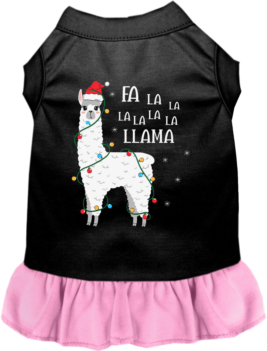 Falalala Llama Christmas Pet Dress - Image 6