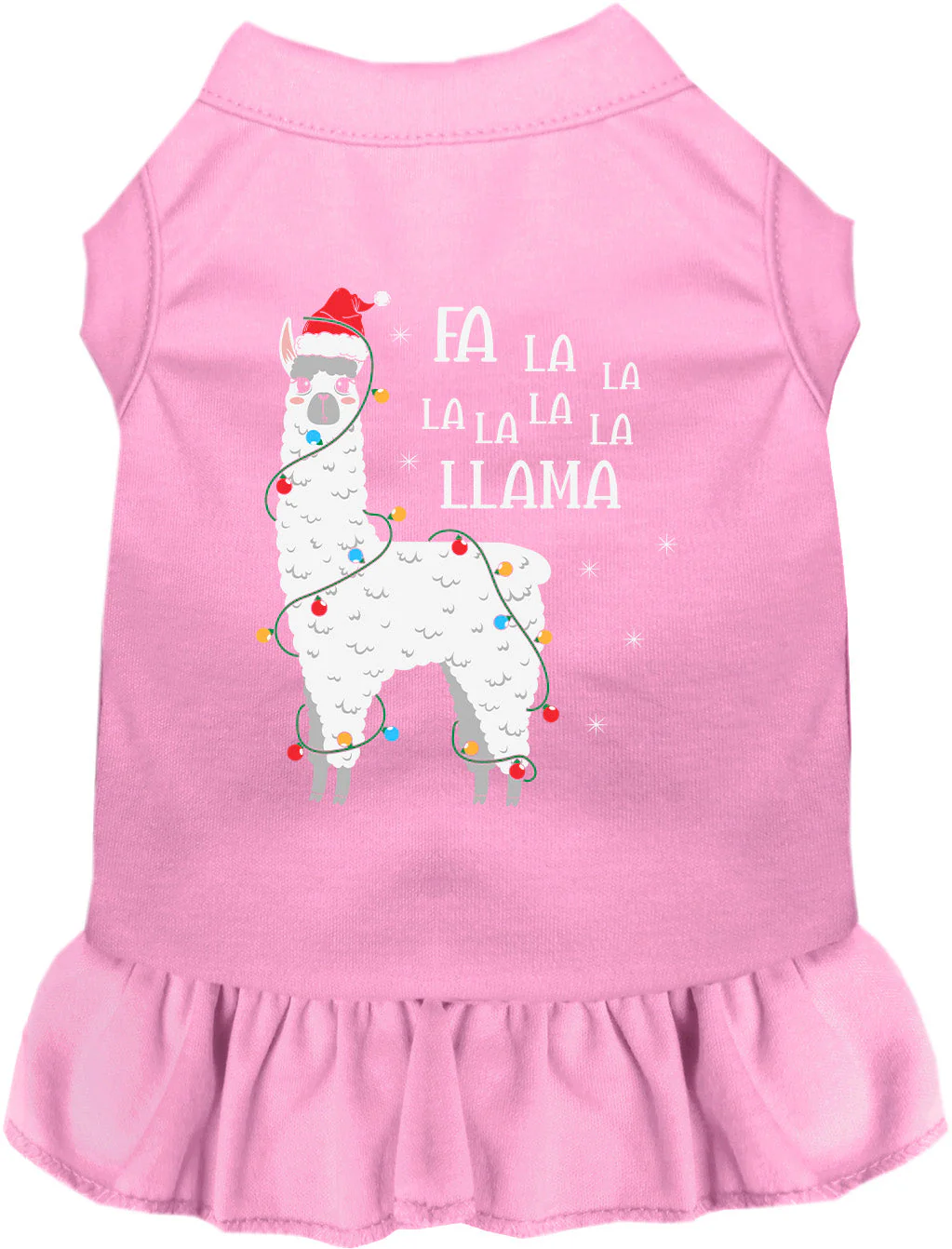 Falalala Llama Christmas Pet Dress - Image 8