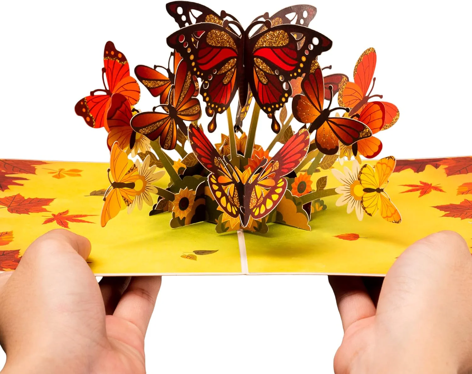 Fall Butterflies Pop Up Card - Image 4