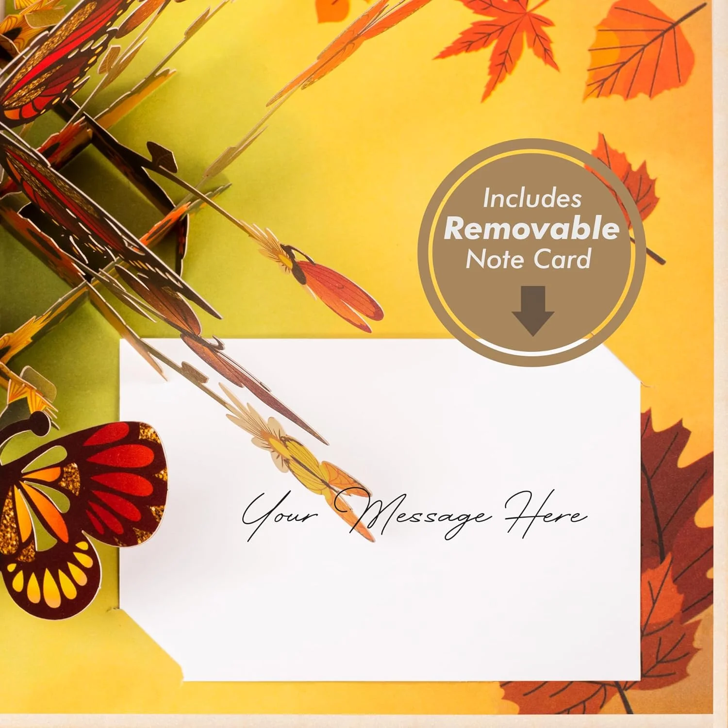 Fall Butterflies Pop Up Card - Image 5