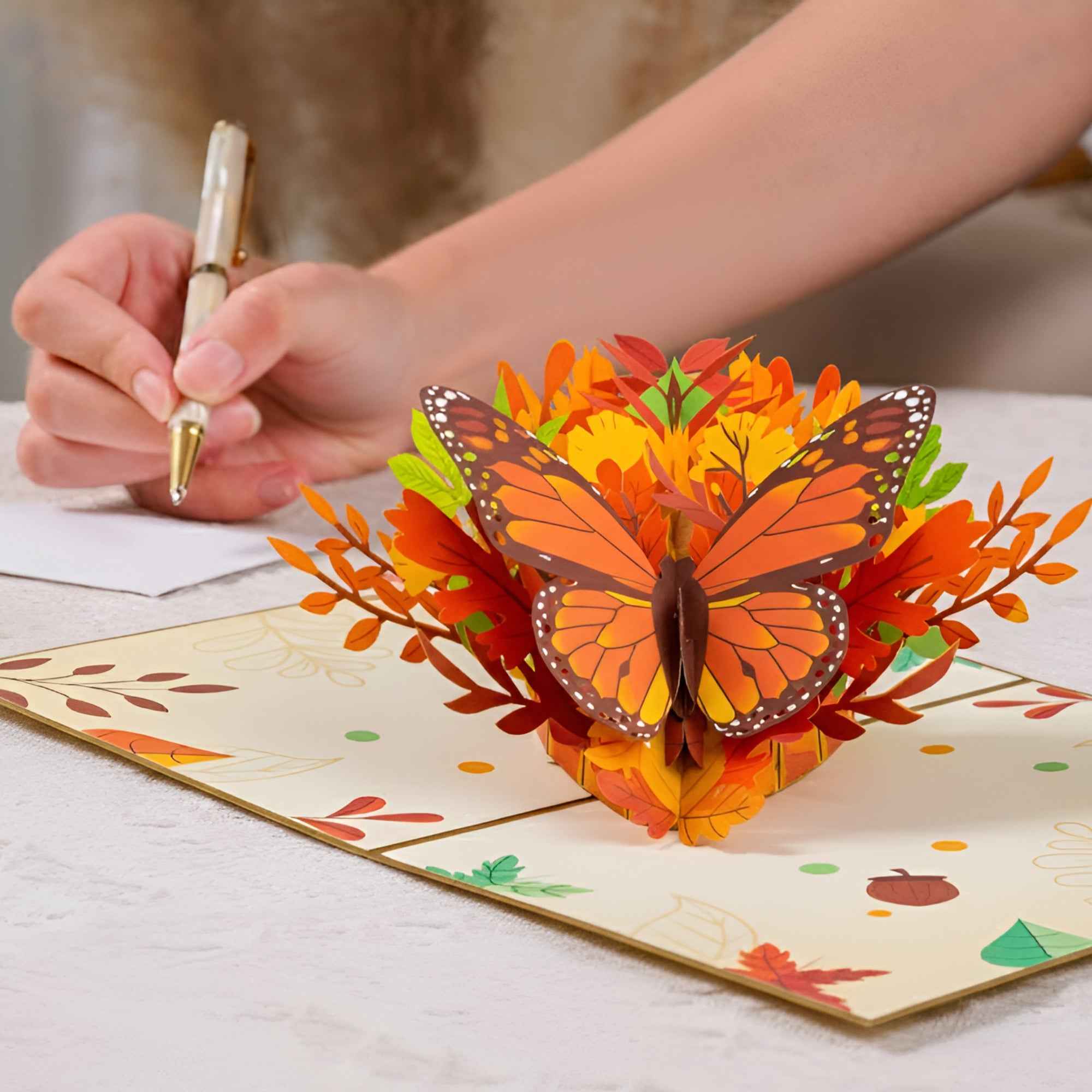 Fall Butterfly Pop Up Card - Image 3