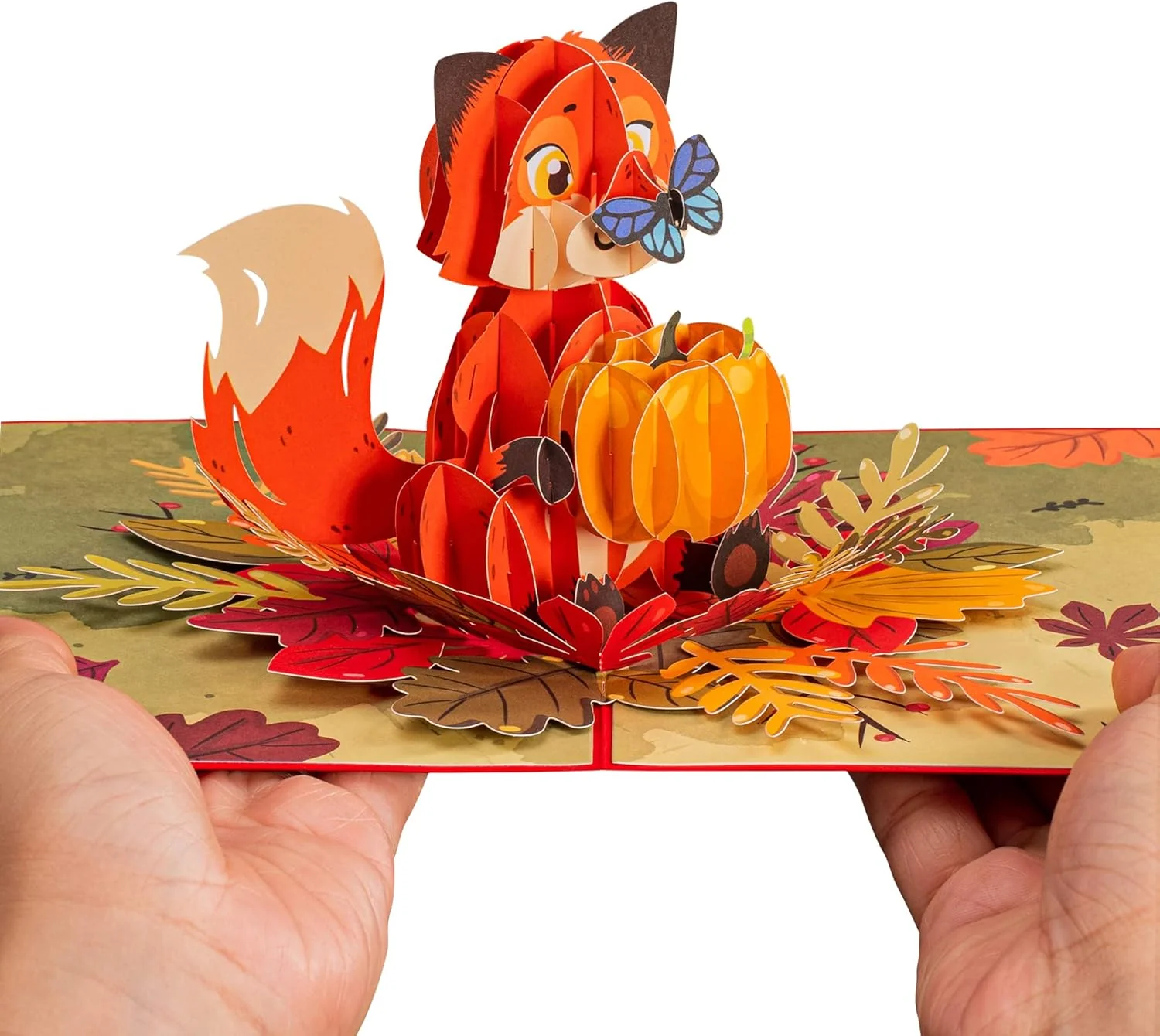 Fall Fox Pop Up Card - Image 3