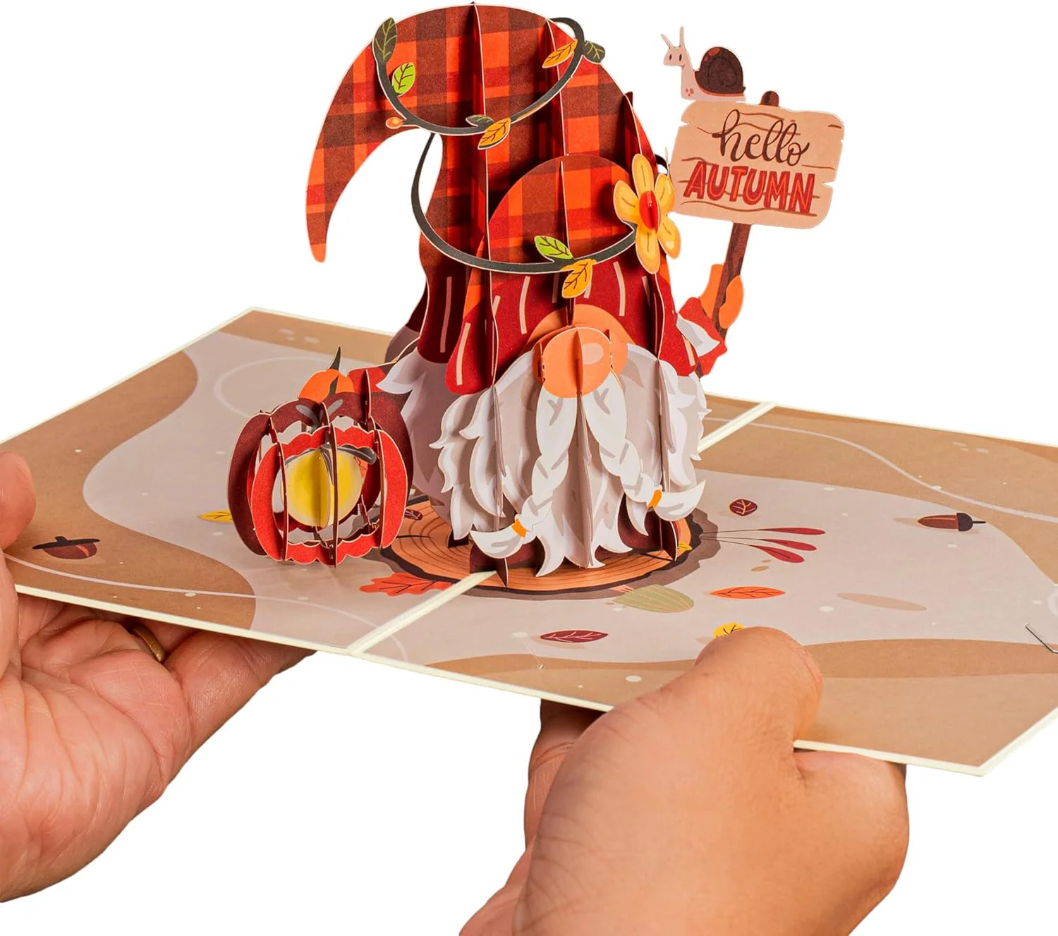 Fall Gnome Pop Up Card - Image 3