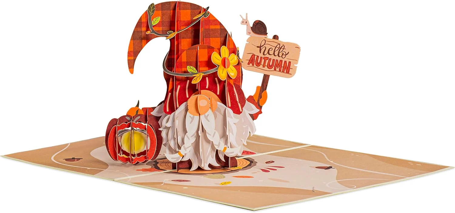 Fall Gnome Pop Up Card - Image 4