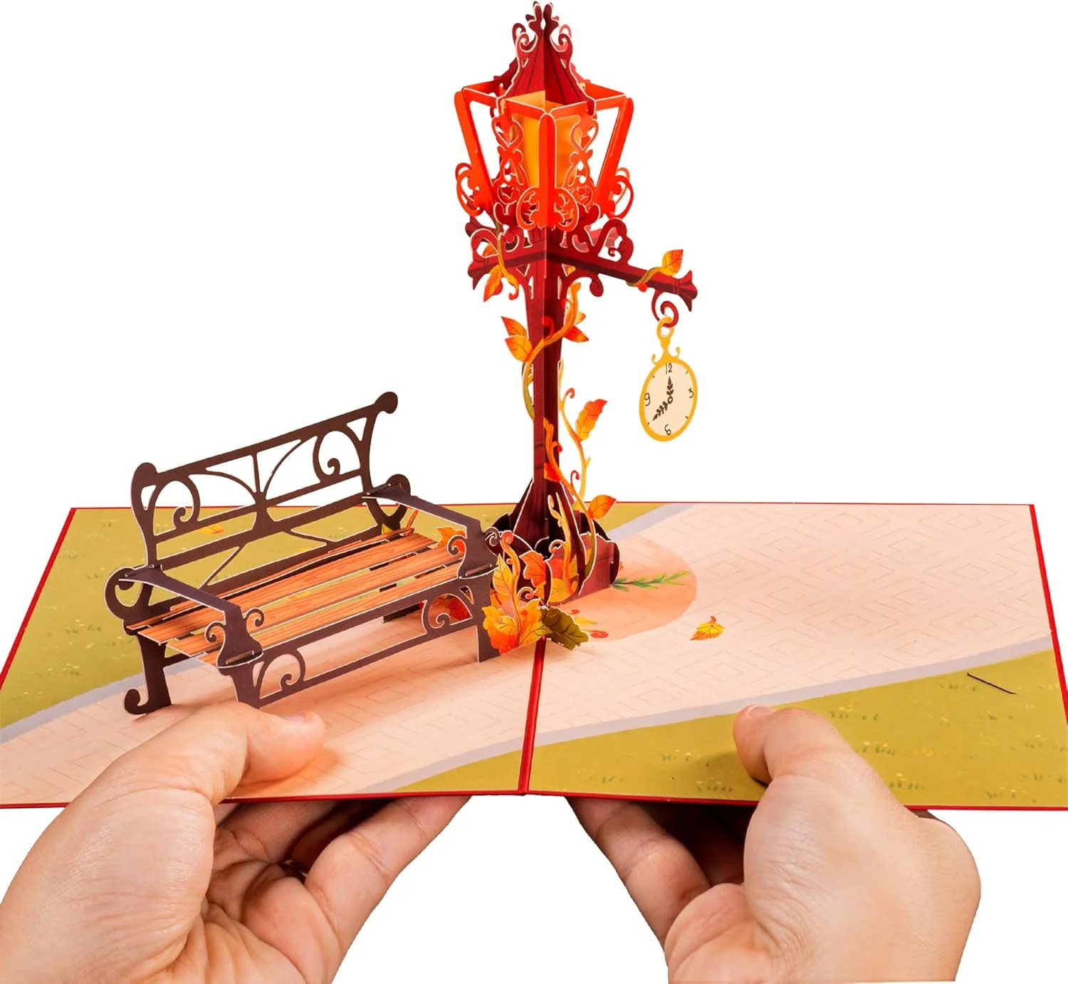 Fall Lamppost Pop Up Card - Image 3