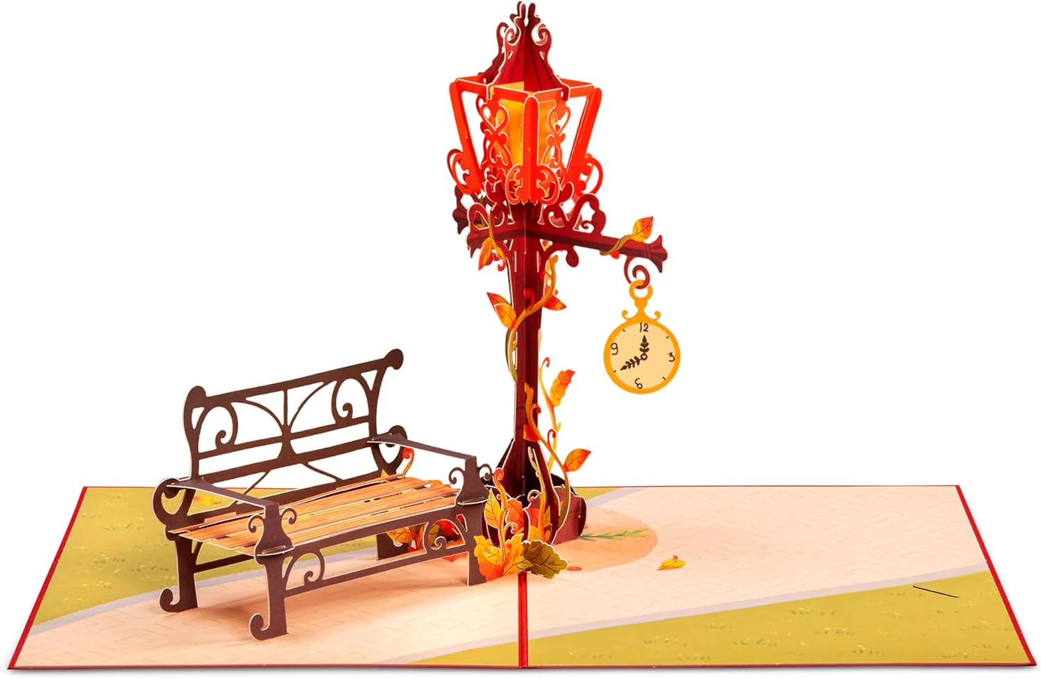 Fall Lamppost Pop Up Card - Image 4