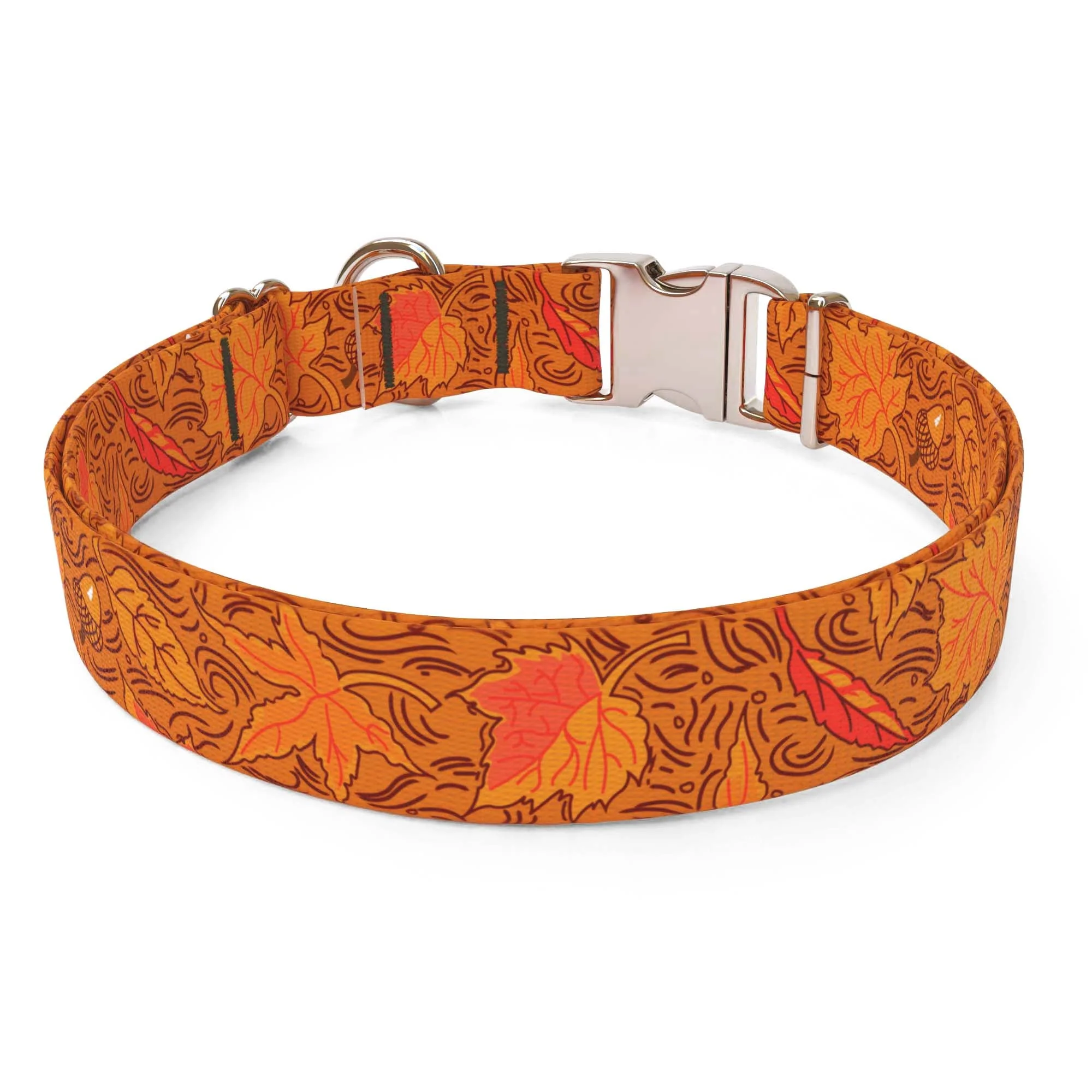 Fall Leaves Dog Collar - Image 2