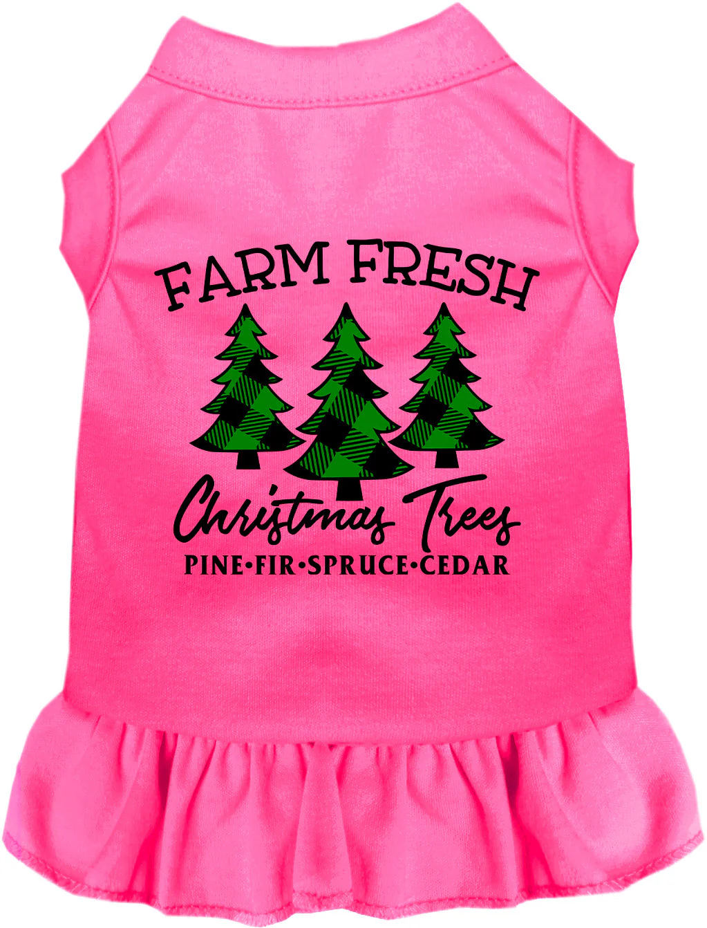 Farm Fresh Christmas Trees Pet Dress - Image 3