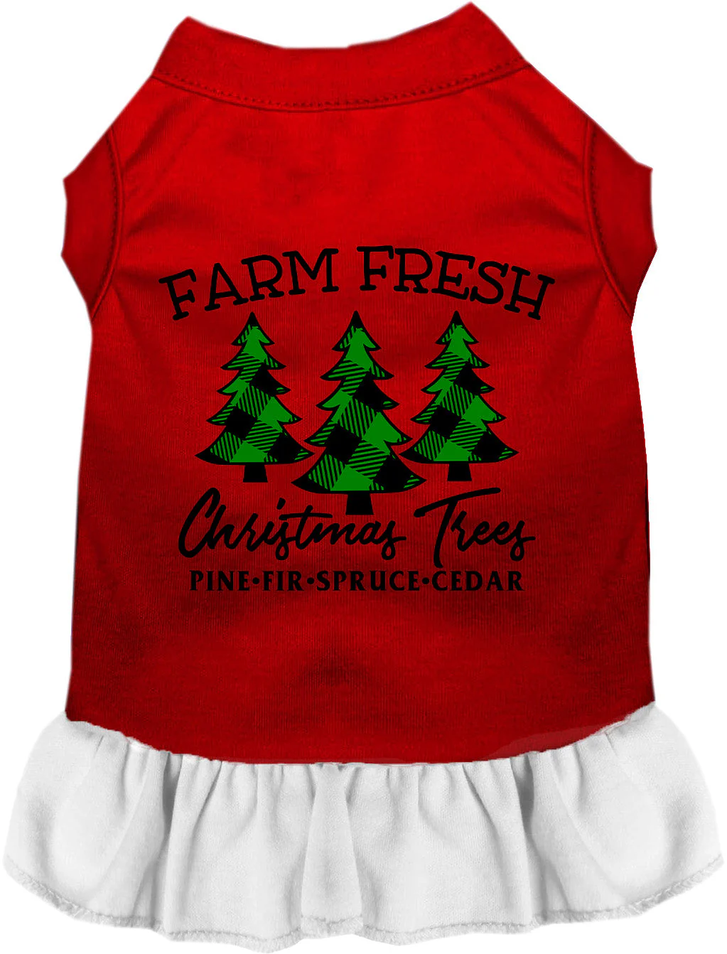 Farm Fresh Christmas Trees Pet Dress - Image 7