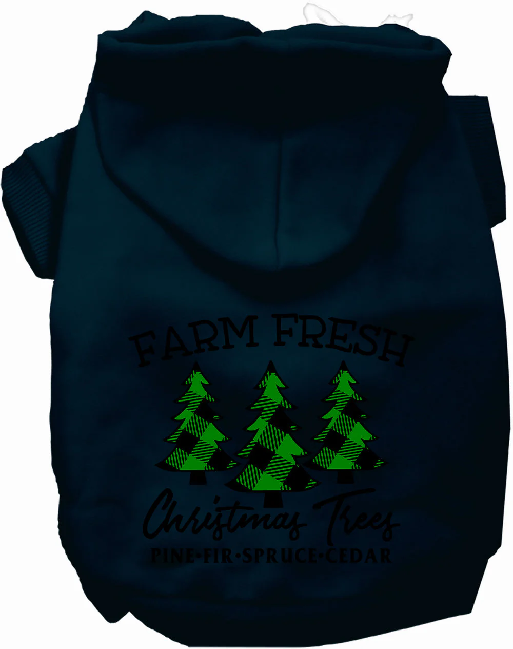 Farm Fresh Christmas Trees Pet Hoodie - Image 10
