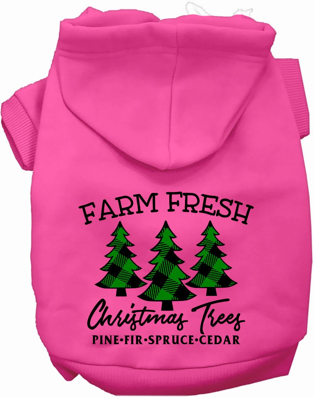 Farm Fresh Christmas Trees Pet Hoodie - Image 5