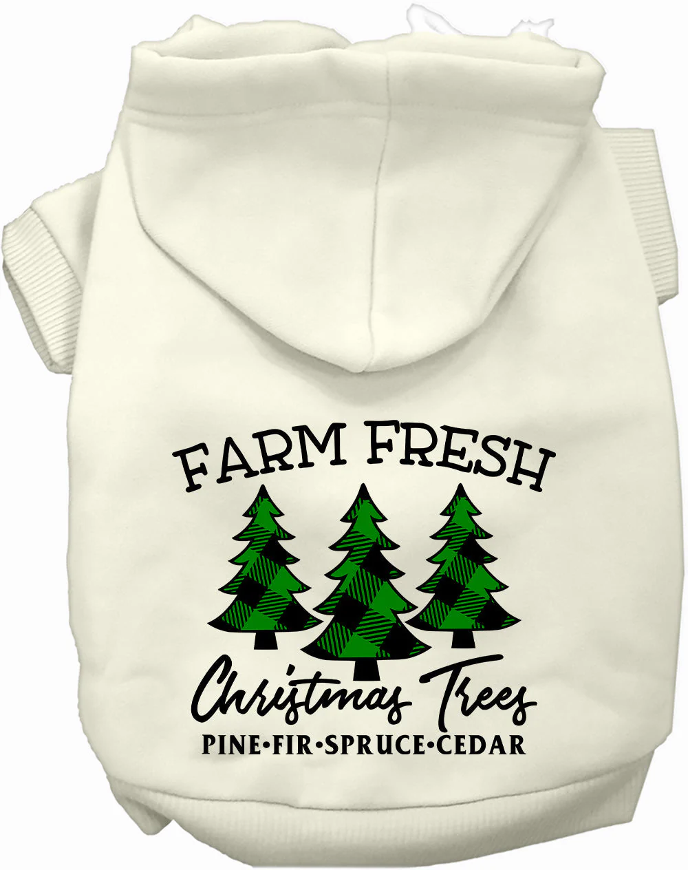 Farm Fresh Christmas Trees Pet Hoodie - Image 6