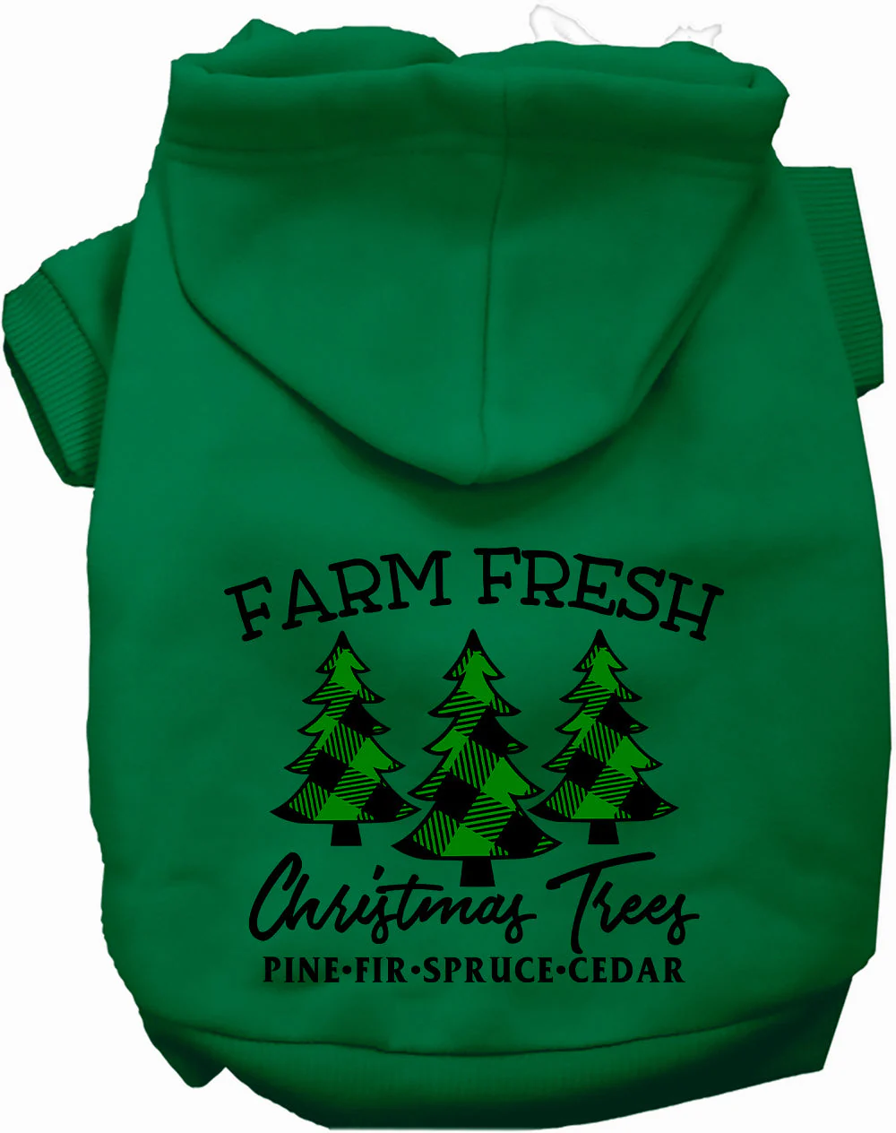 Farm Fresh Christmas Trees Pet Hoodie - Image 7