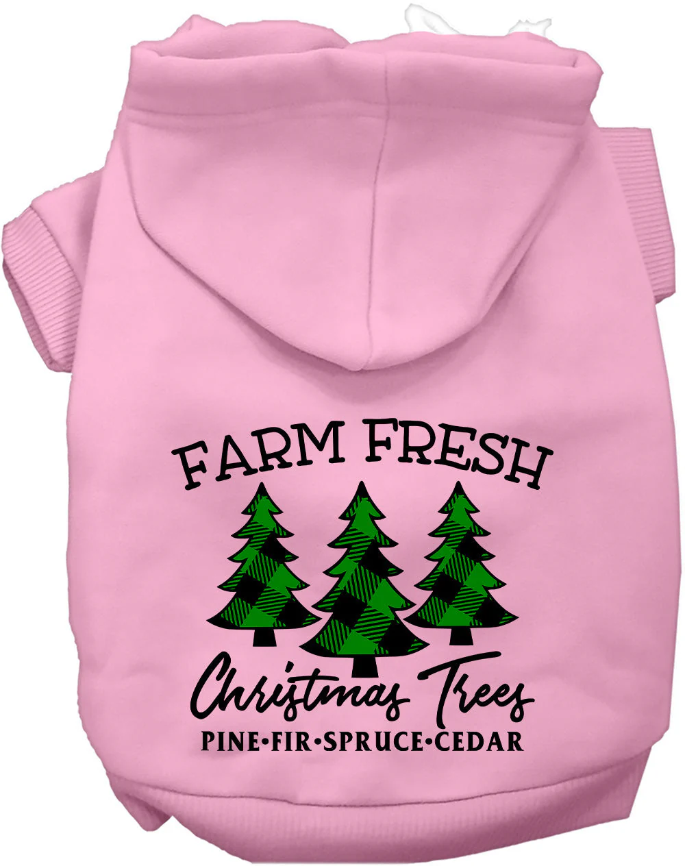 Farm Fresh Christmas Trees Pet Hoodie - Image 9