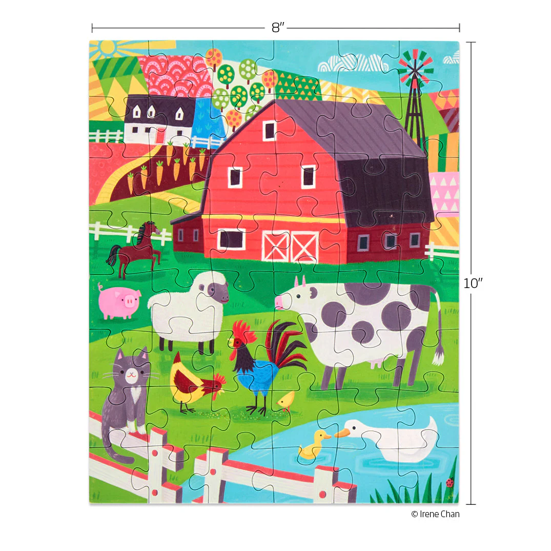 Farm Friends 48 Piece Puzzle Snax - Image 3