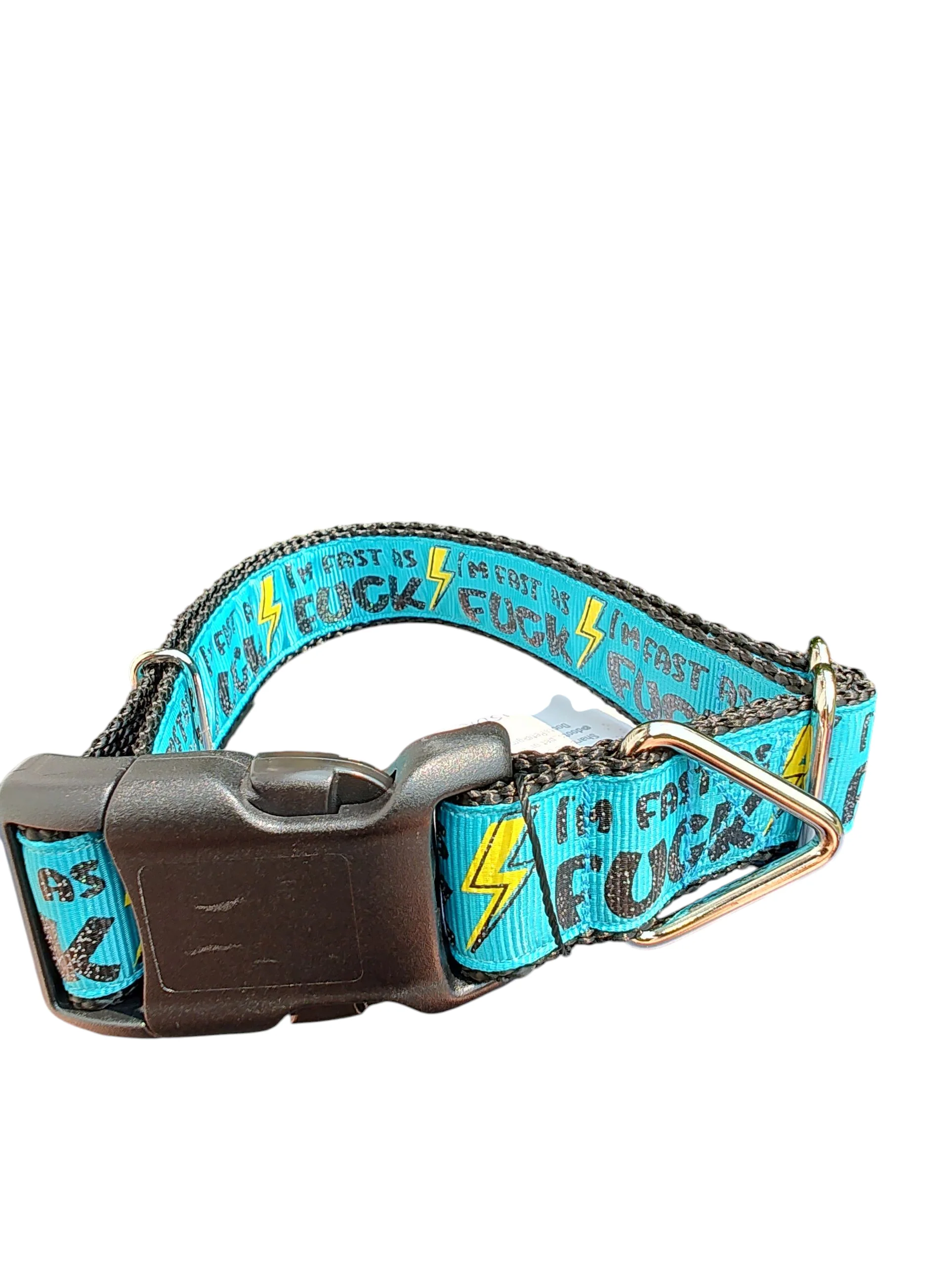 Fast As Fuck Nylon Dog Collar - Image 2