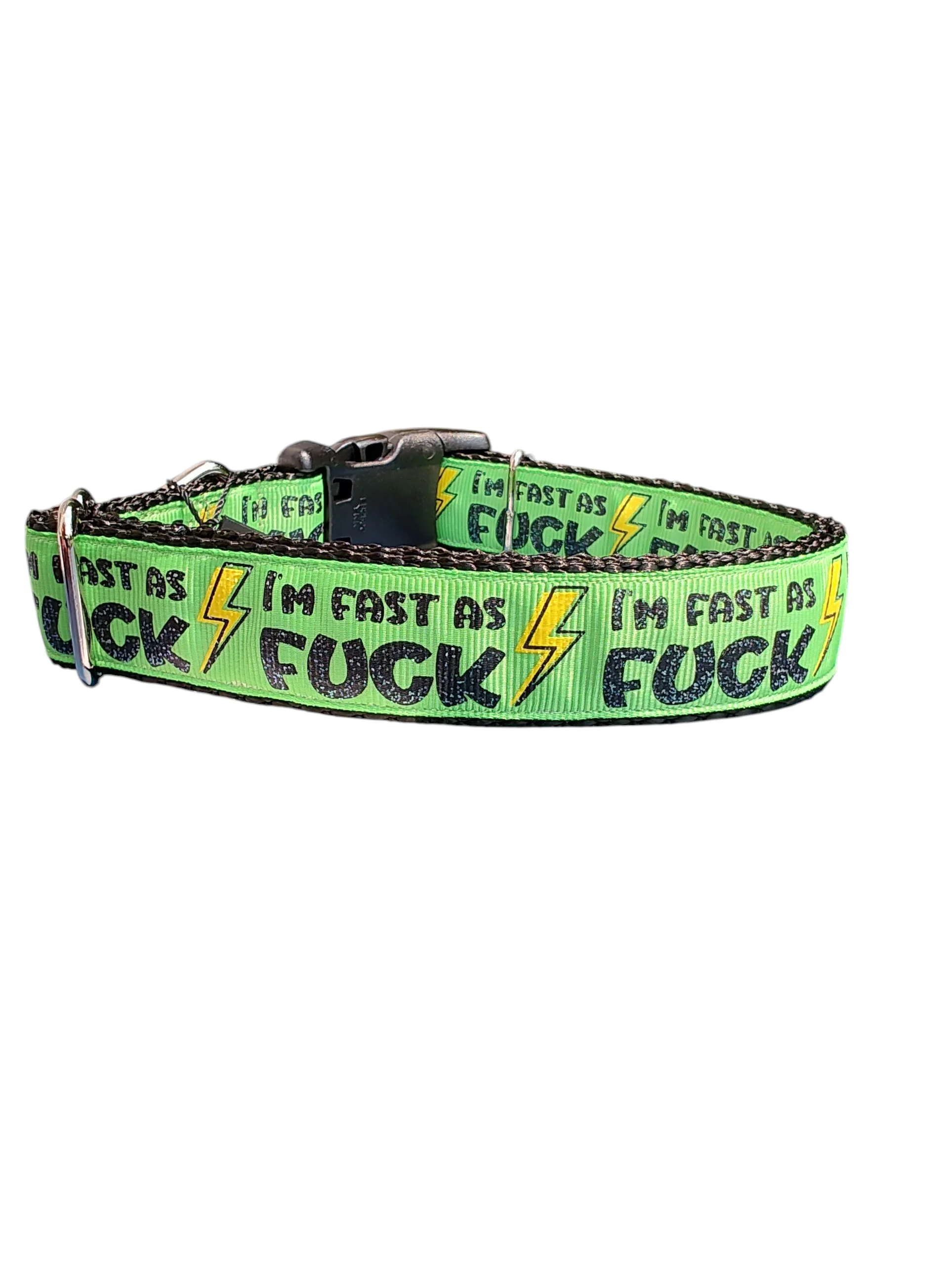 Fast As Fuck Nylon Dog Collar - Image 3