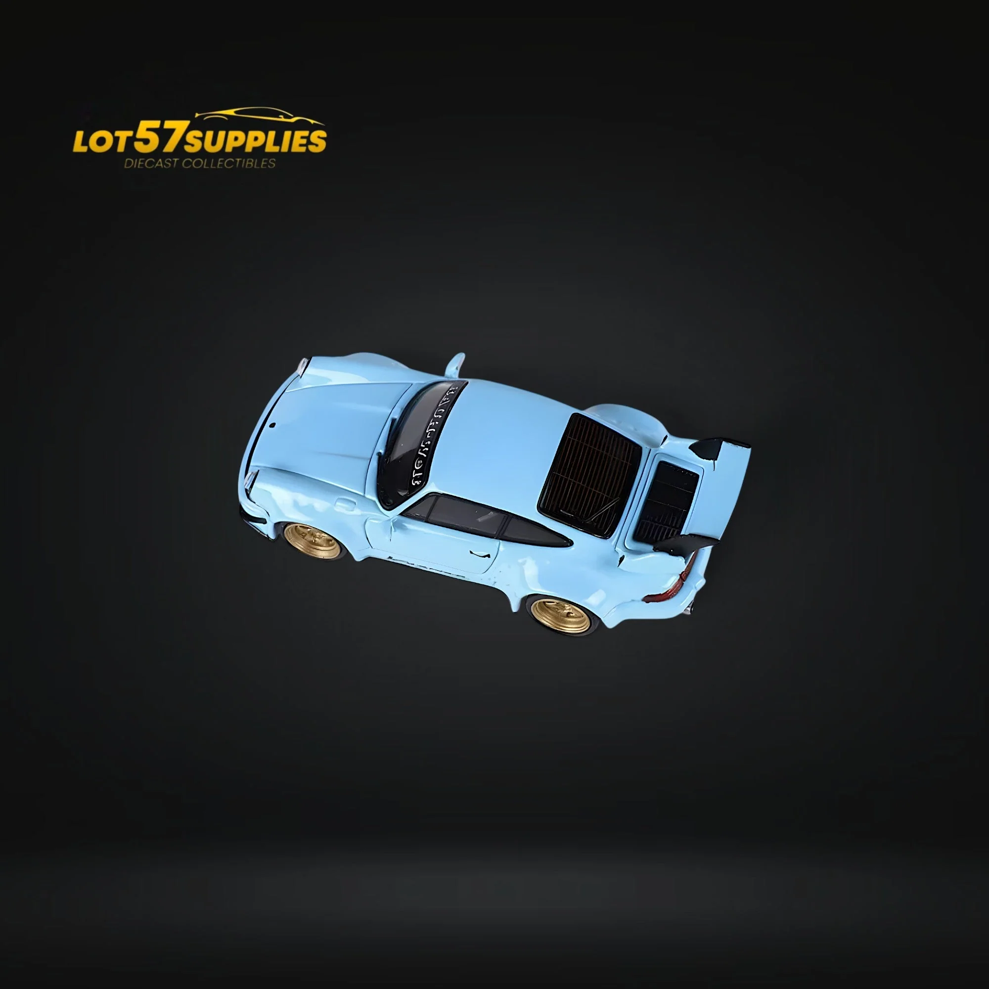 Fast Speed Porsche 964 RWB Tiffany Blue 1:64 - Image 2