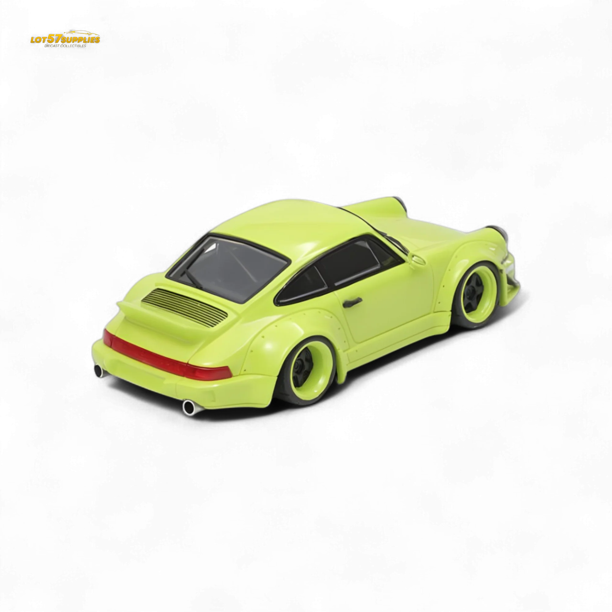 Fast Speed Rauh-Welt RWB964 Wide-Body Duck Wing Green 1:64 - Image 2