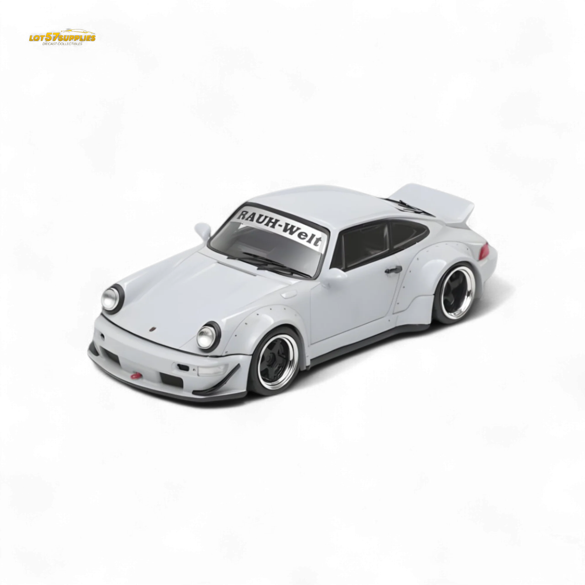 Fast Speed RWB 964 Wide-Body Duck Wing Grey 1:64 - Image 2