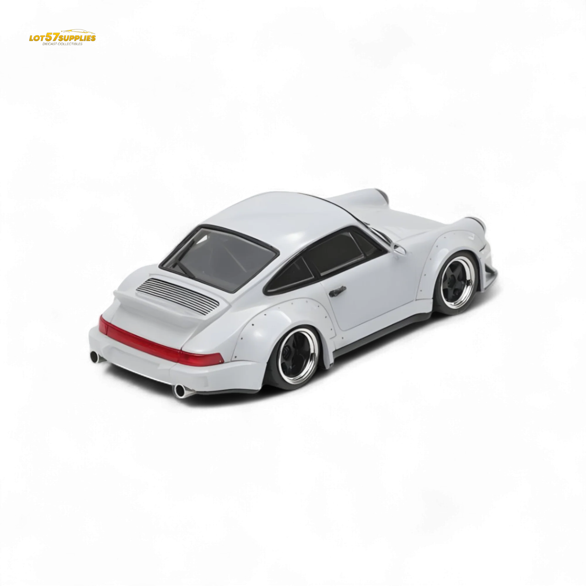 Fast Speed RWB 964 Wide-Body Duck Wing Grey 1:64 - Image 3